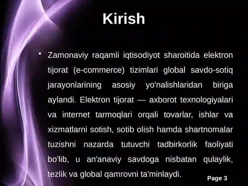 Elektrontijorattizimlari va elektronraqamli imzo 3