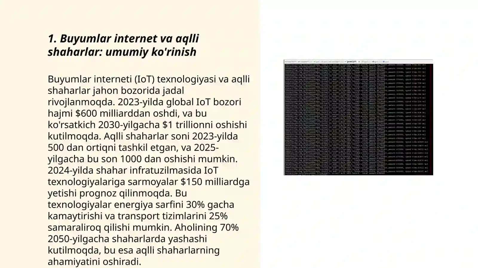 Buyumlar internet va aqlli shaharlar: umumiy ko'rinish 3