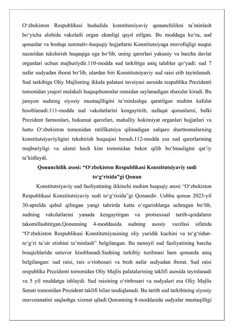 O‘zbekiston Respublikasi Konstitutsiyaviy sudi apparati 3