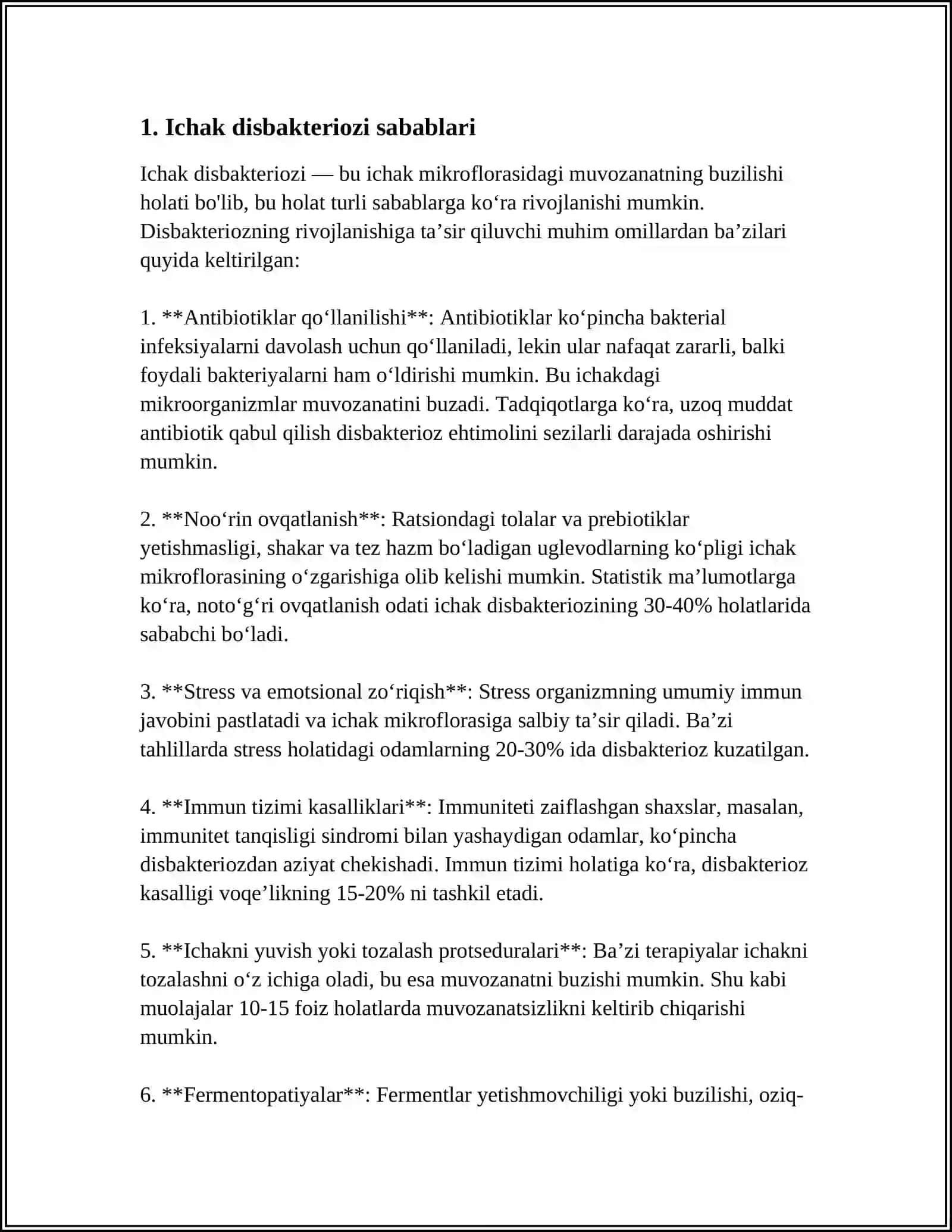ICHAK DISBAKTERIOZI 3