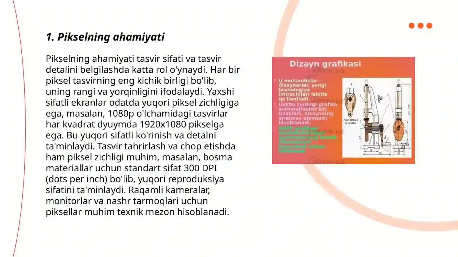 Kompyuter grafikasi tushunchasi 3