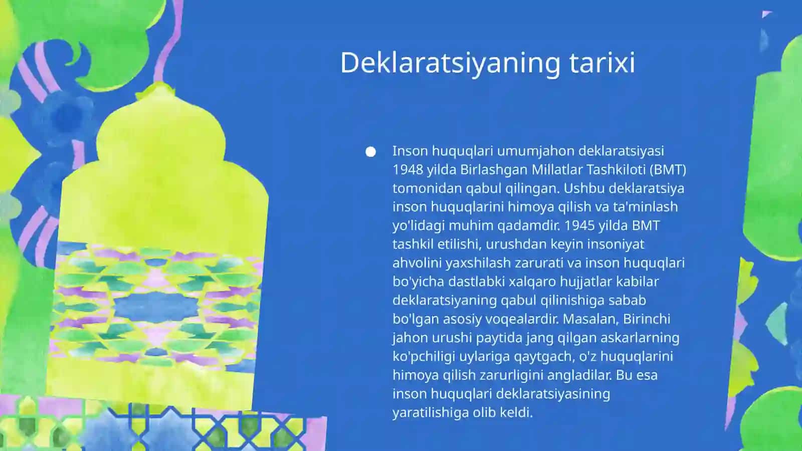 Inson huquqlari umumjahon deklaratsiyasi 3