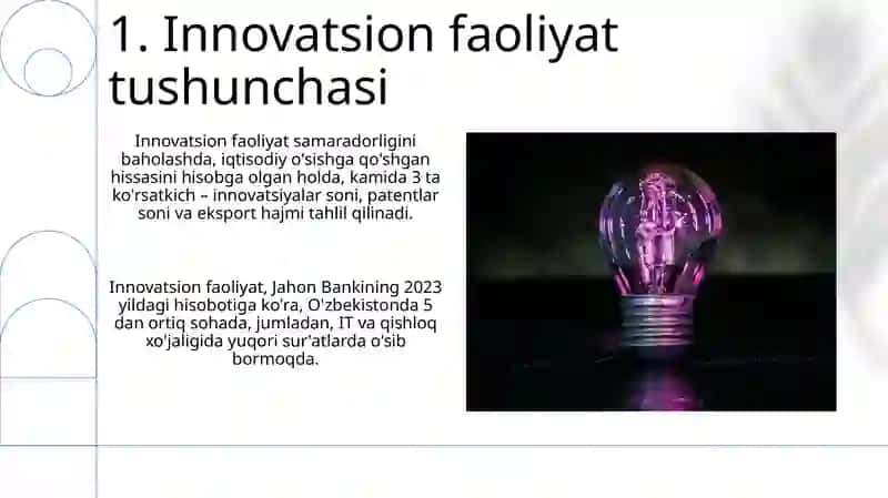 Innovatsion faoliyat 3