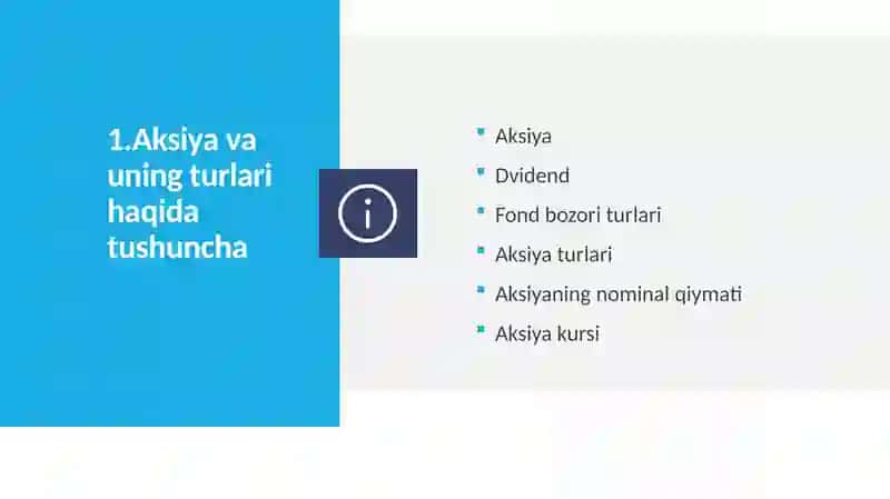 AKSIYADORLARNING HUQUQLARI ODDIY VA IMTIYOZLI AKSIYALAR 3