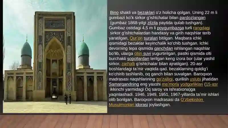 Baroqxon Madrasasi 3