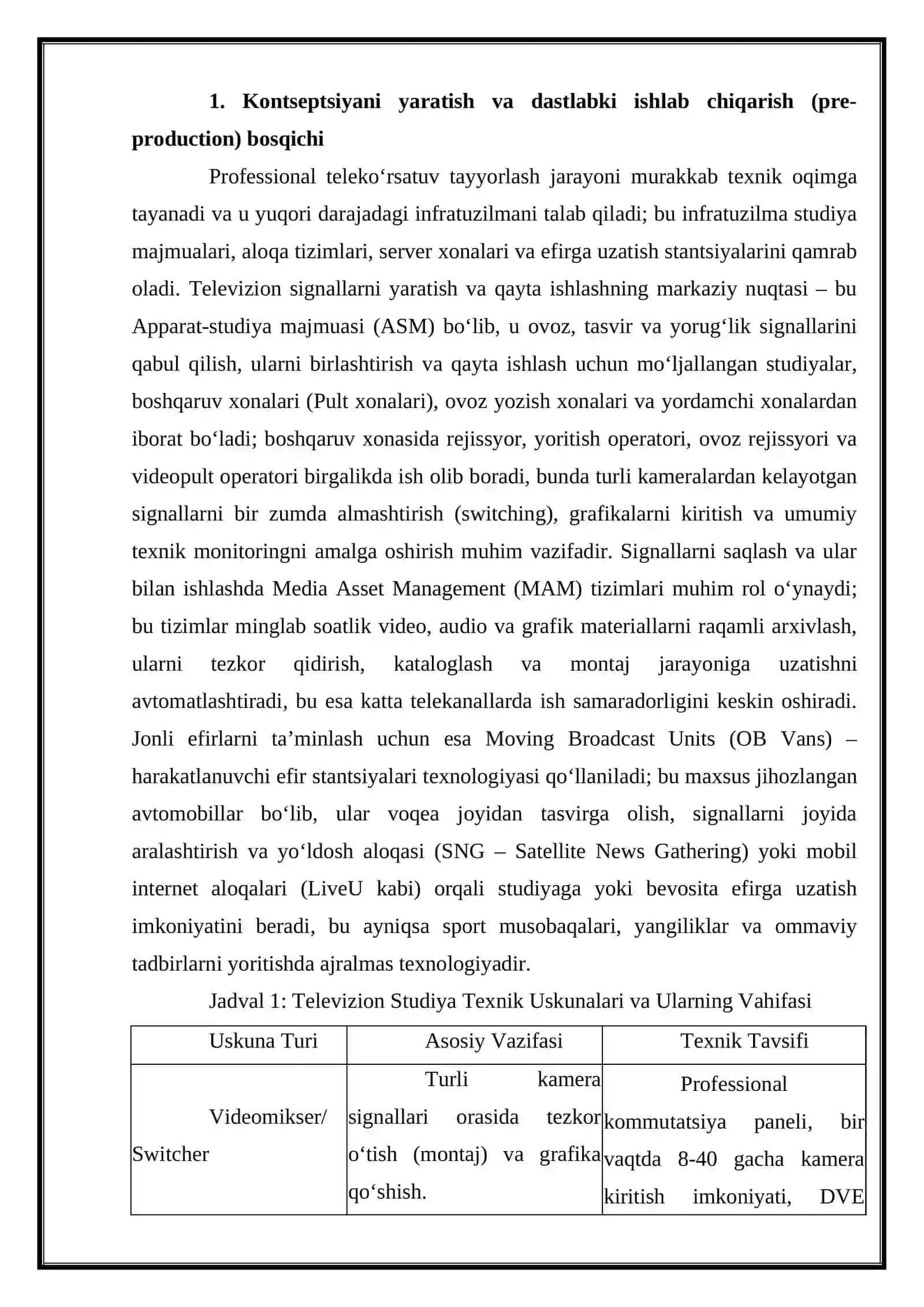 TELEKO’RSATUV TAYYORLASH TEXNOLOGIYASI 3