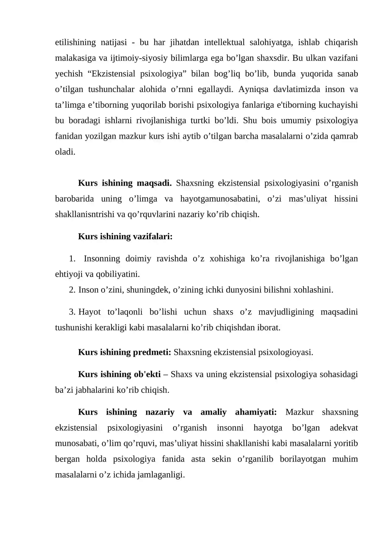 SHAXSNING EKZISTENSIAL PSIXOLOGIYASI 3