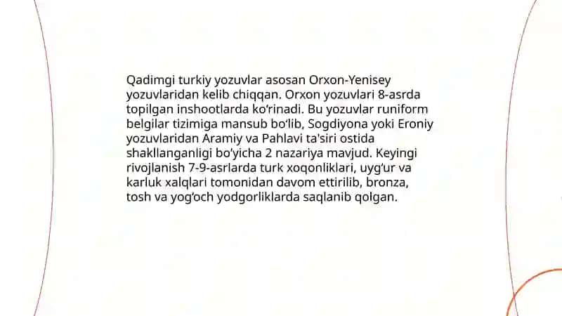 Qadimgi turkiy yozuvlar 3