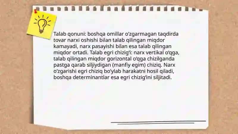 TALAB, TAКLIF VA ISTE’MOLCHI XULQI NAZARIYASI 3