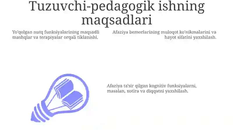 Afaziyani bartaraf etishda korreksion-pedagogik ish 3