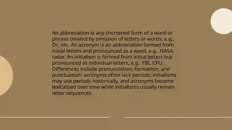 Abbreviations and acronyms 3