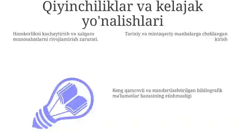 O’zbekiston bibliografiyasining paydo bo’lishi va rivojlanishi 3