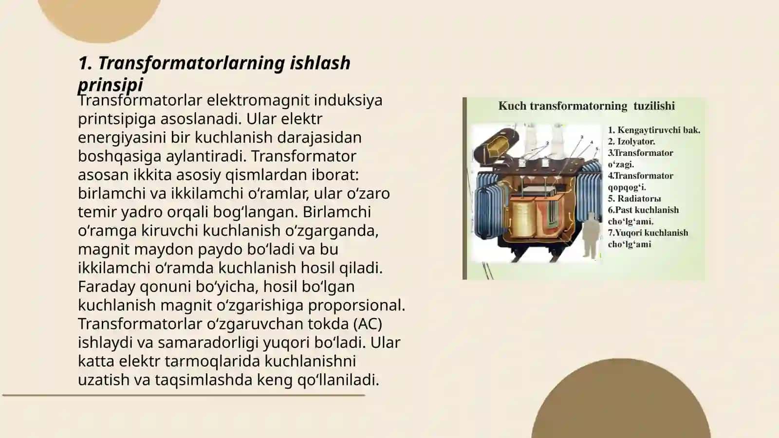Transformator turlari 3