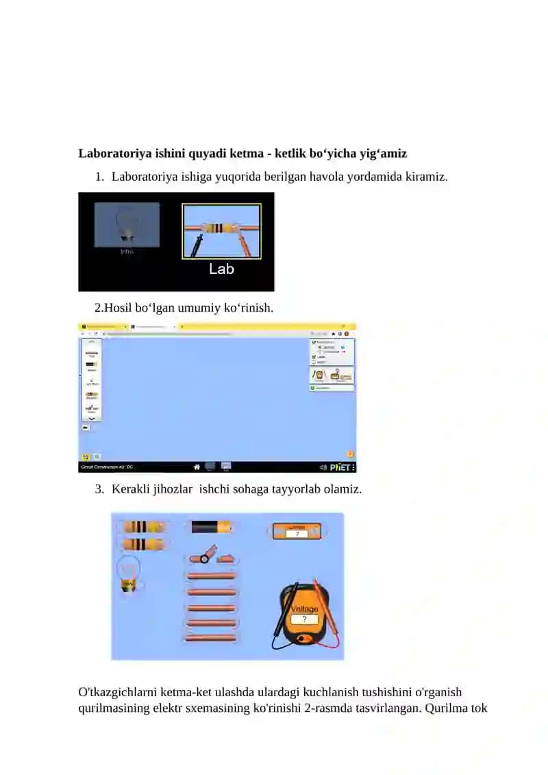 Virtual Laborotoriya ishi 3