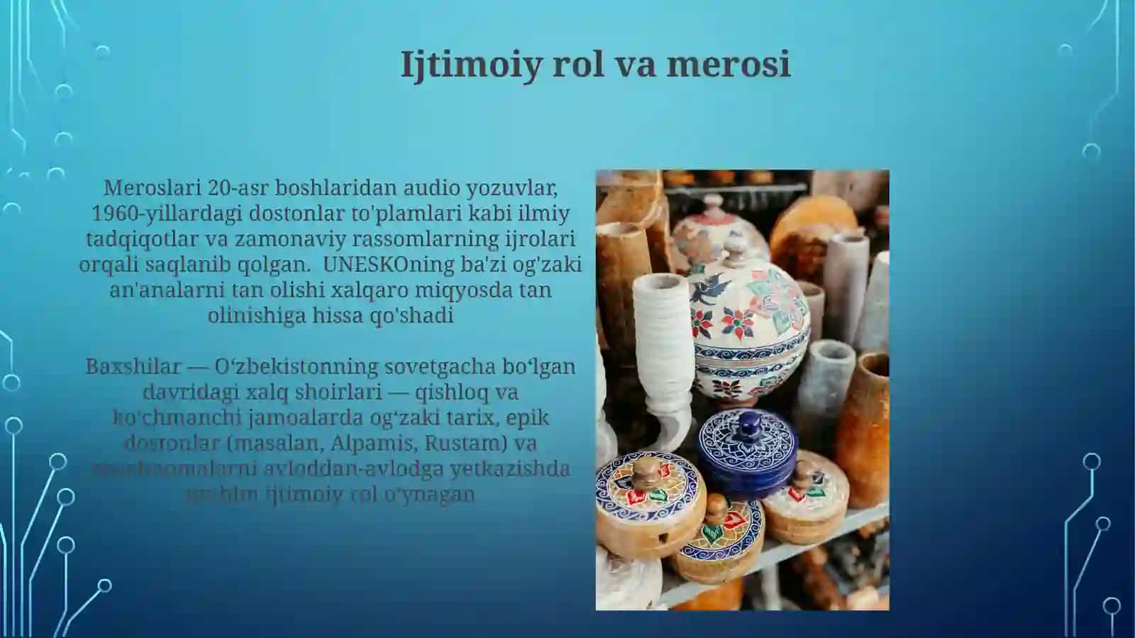 Òzbek xalq baxshilarining tarixiy sharhi 3