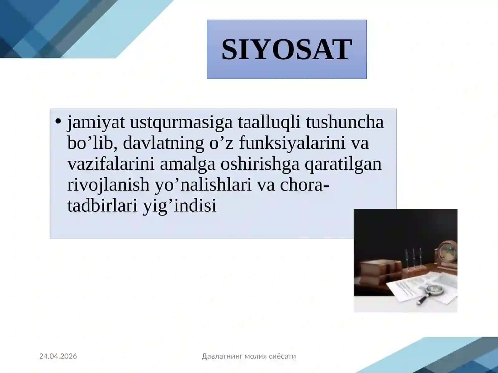 DAVLAT MOLIYASI 3