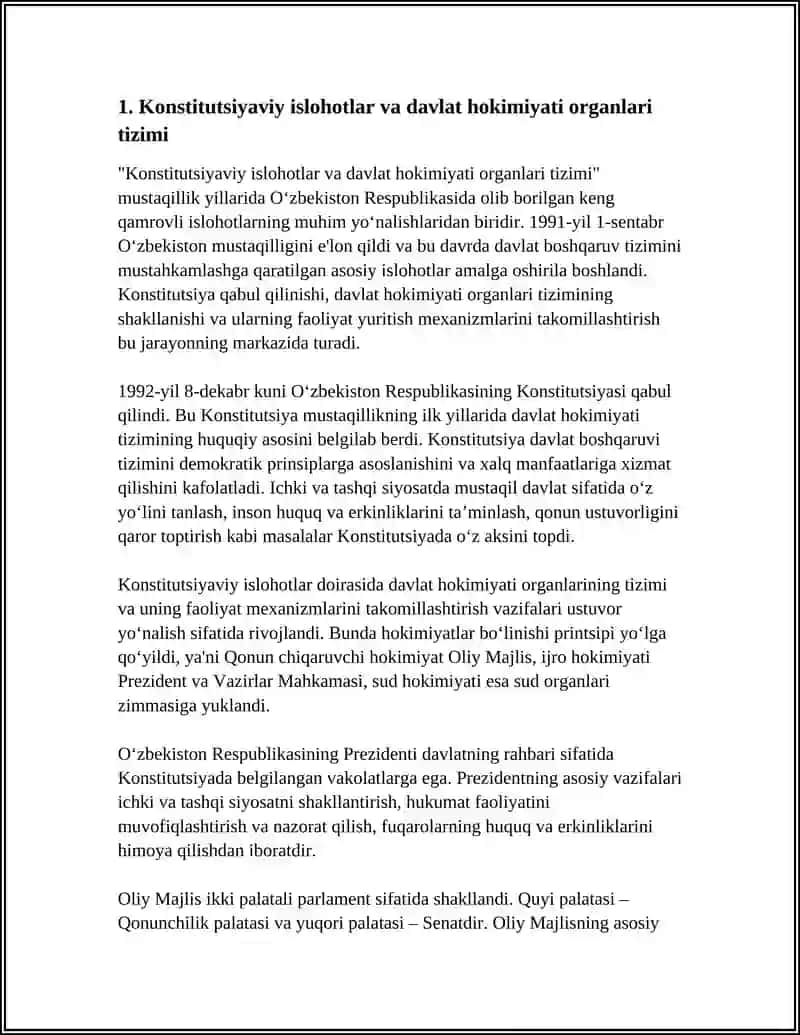 Konstitutsiyaviy islohotlar va davlat hokimiyati organlari tizimi 3