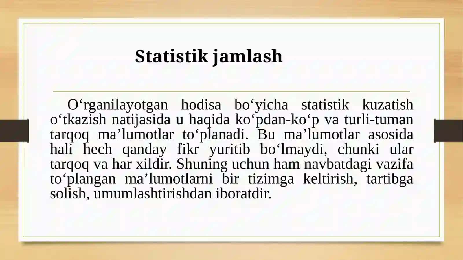 STATISTIK MA’LUMOTLARNI TASVIRLASH METODLARI 3