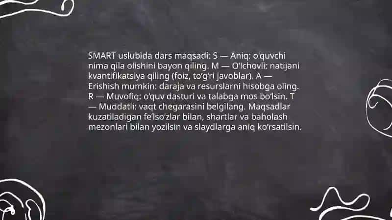 Dars ishlanmasi va taqdimot slaydlarini tayyorlash 3