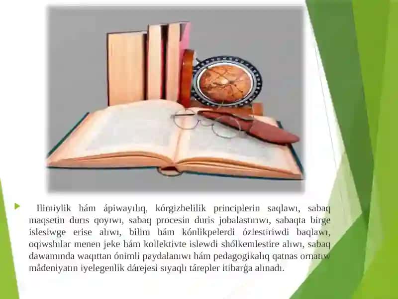 Tariyx sabaqların talqılaw hám olardıń túrleri 3