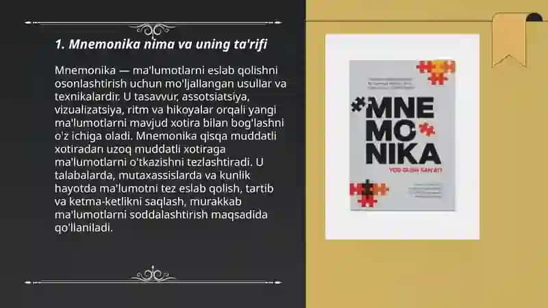 Mnemonika asoslari 3