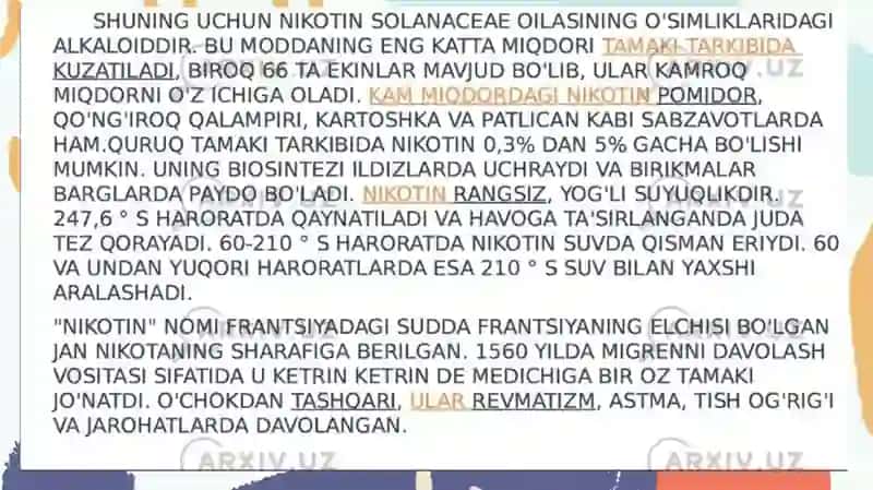 Nikotinizm va uning asoratlari 3