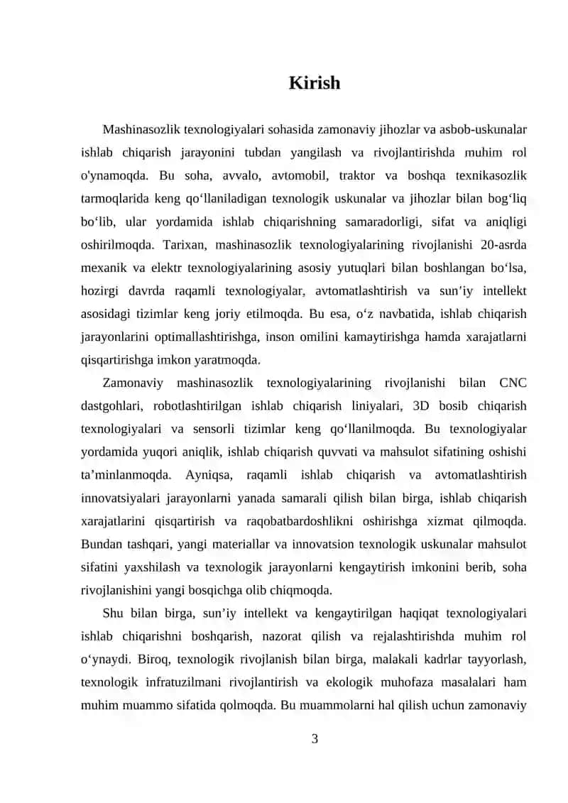 MASHINASOZLIK TEXNOLOGIYASINING ZAMONAVIY JIHOZLARI VA ASBOB USKUNALARI 3