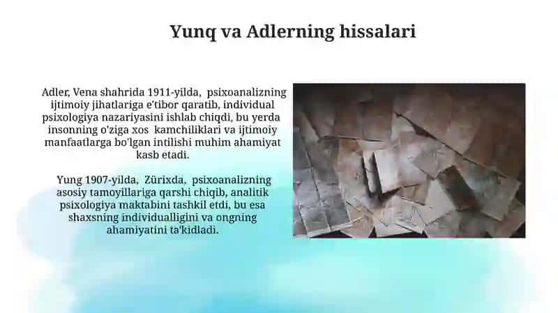 Psixoanalizning shakillanish tarixi 3