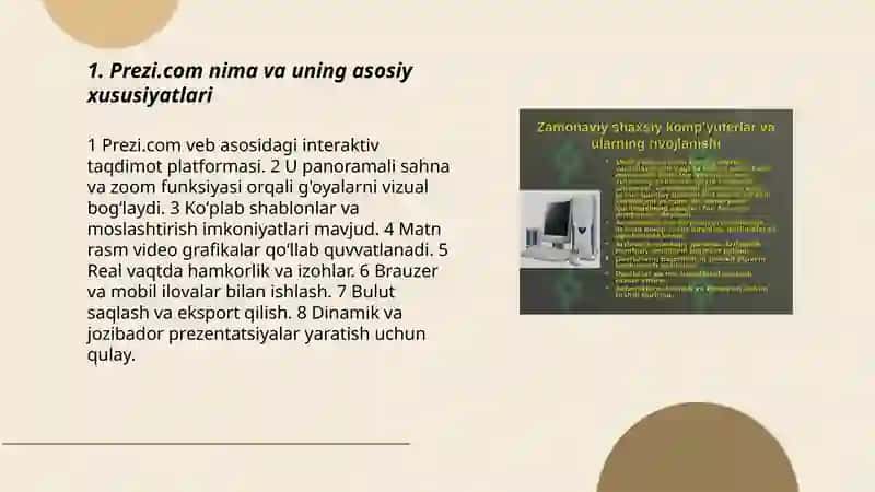 Prezi.com dasturlari va ulardan foydalanish asoslari 3