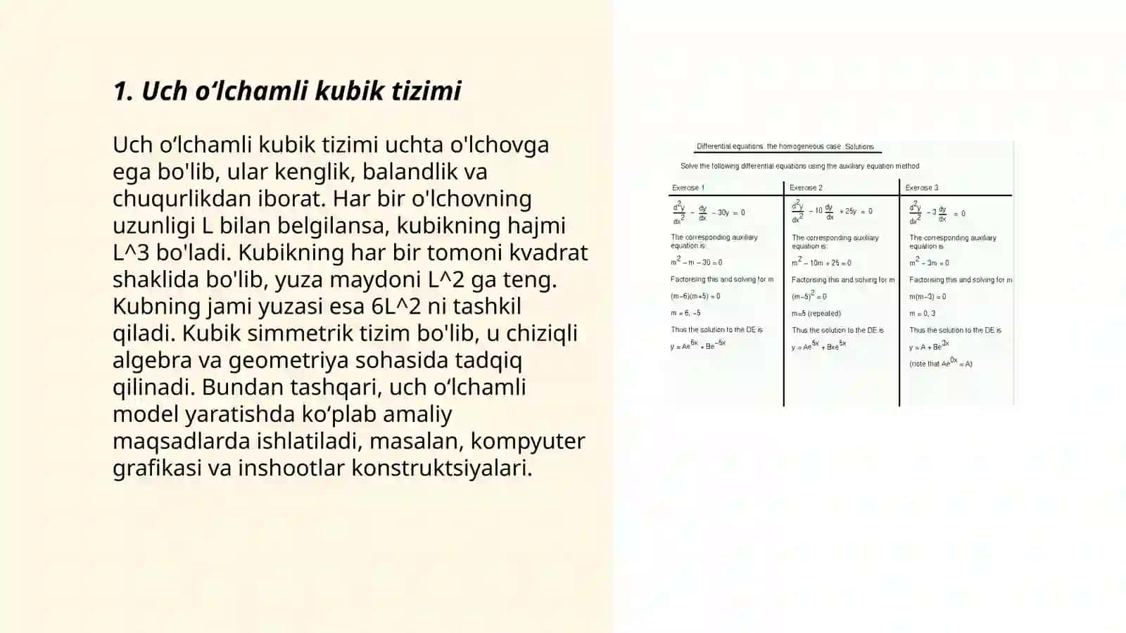 Uchinchi va toʻrtinchi tartibli tenglamalar 3