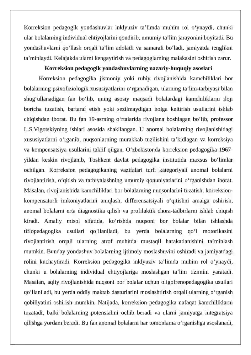 Korreksion pedagogik yondashuvlar va ularning inklyuziv ta’limdagi roli 3