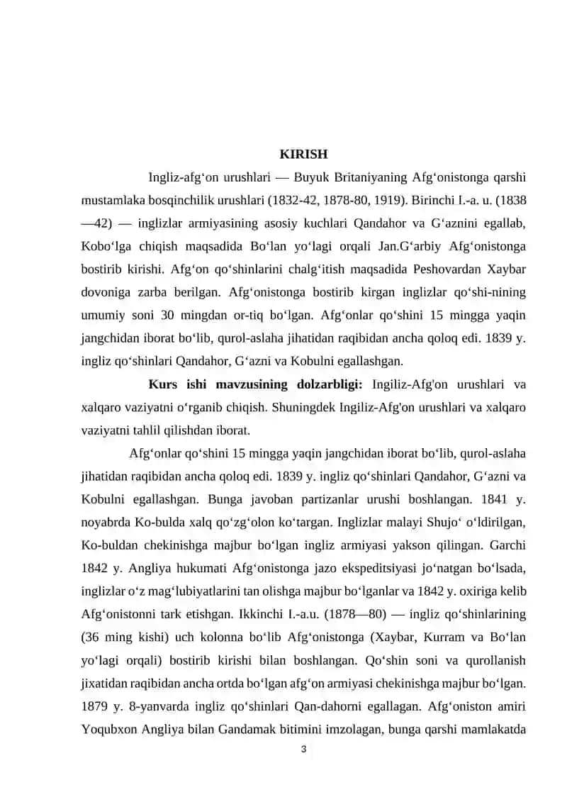 INGILIZ-AFG'ON URUSHLARI VA XALQARO VAZIYAT 3