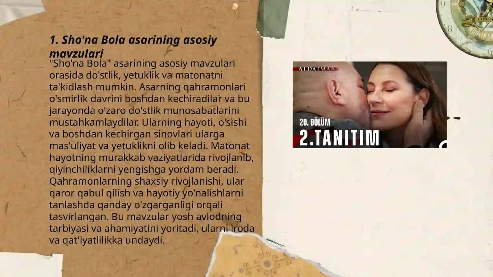 Sho'na Bola asarining asosiy mavzulari 3