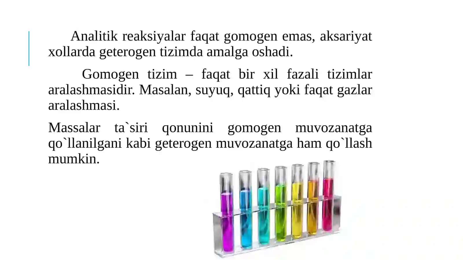 Geterogen sistemadagi muvozanat 3