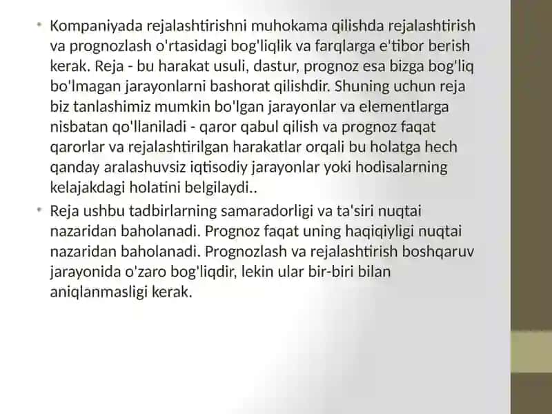 Korxonadastrategik rejalashtirish muomolari 3