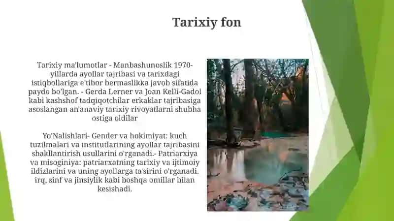 Manbashunoslikning Yo'Nalishlari Asosiy Maqsad Va Vazifalari 3