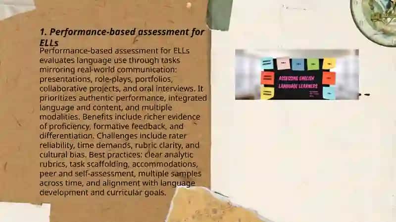 Alternative ways to assess English language learners 3