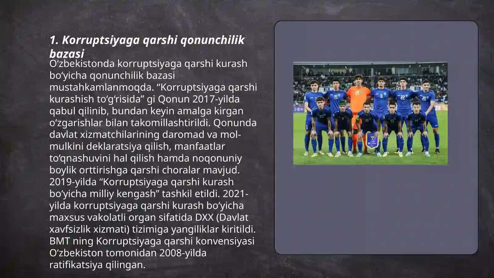 Korruptsiyaga qarshi qonunchilik bazasi 3