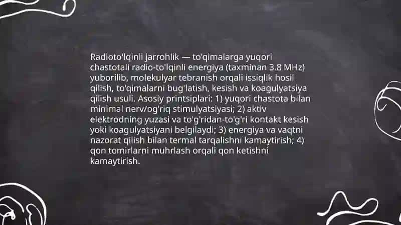 Radioto'lqinli jarrohlik 3
