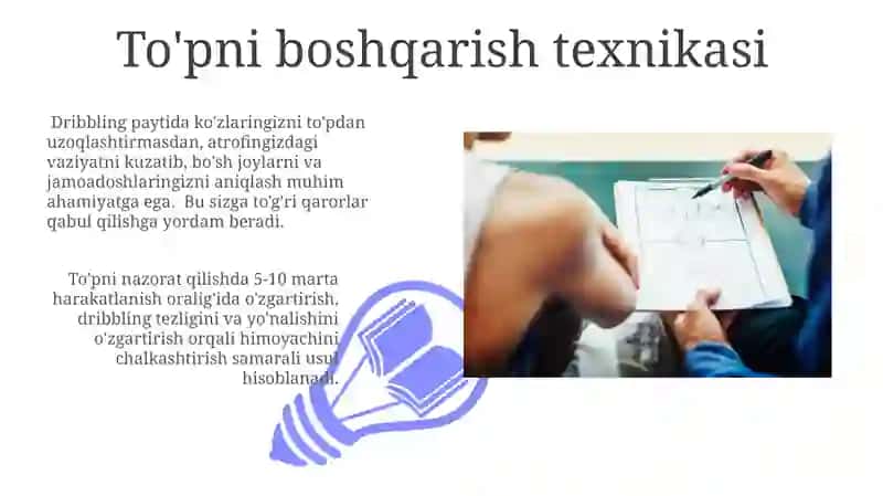 Basketbol o'yin texnikasi va taktikasi 3