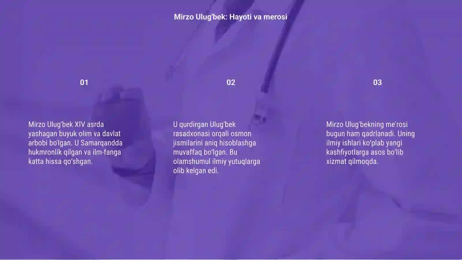 Mirzo Ulug'bek - davlat arbobi va buyuk olim 3