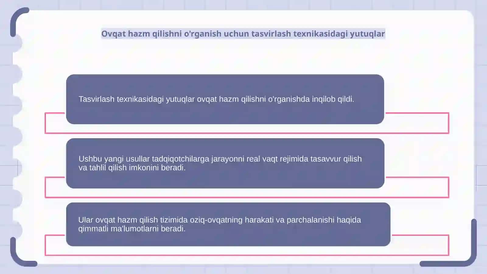 Hazm faoliyatini o‘rganishdagi yangi usullar 3