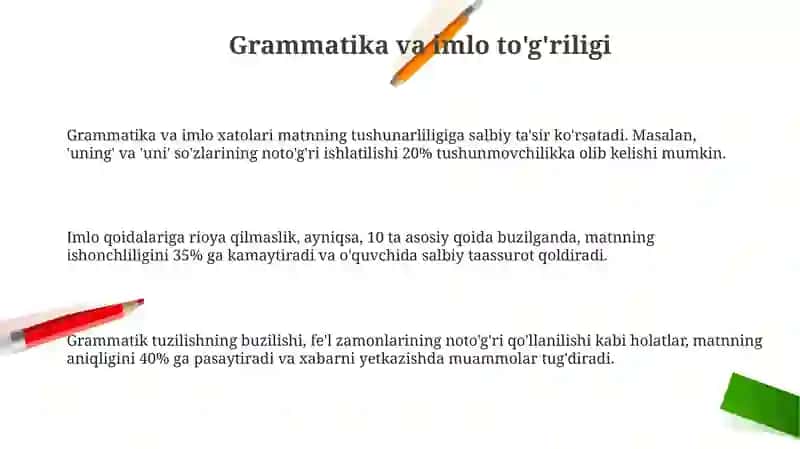 Yozmamatnningtòĝrlikaniqlikmantiqiyliksifati 3
