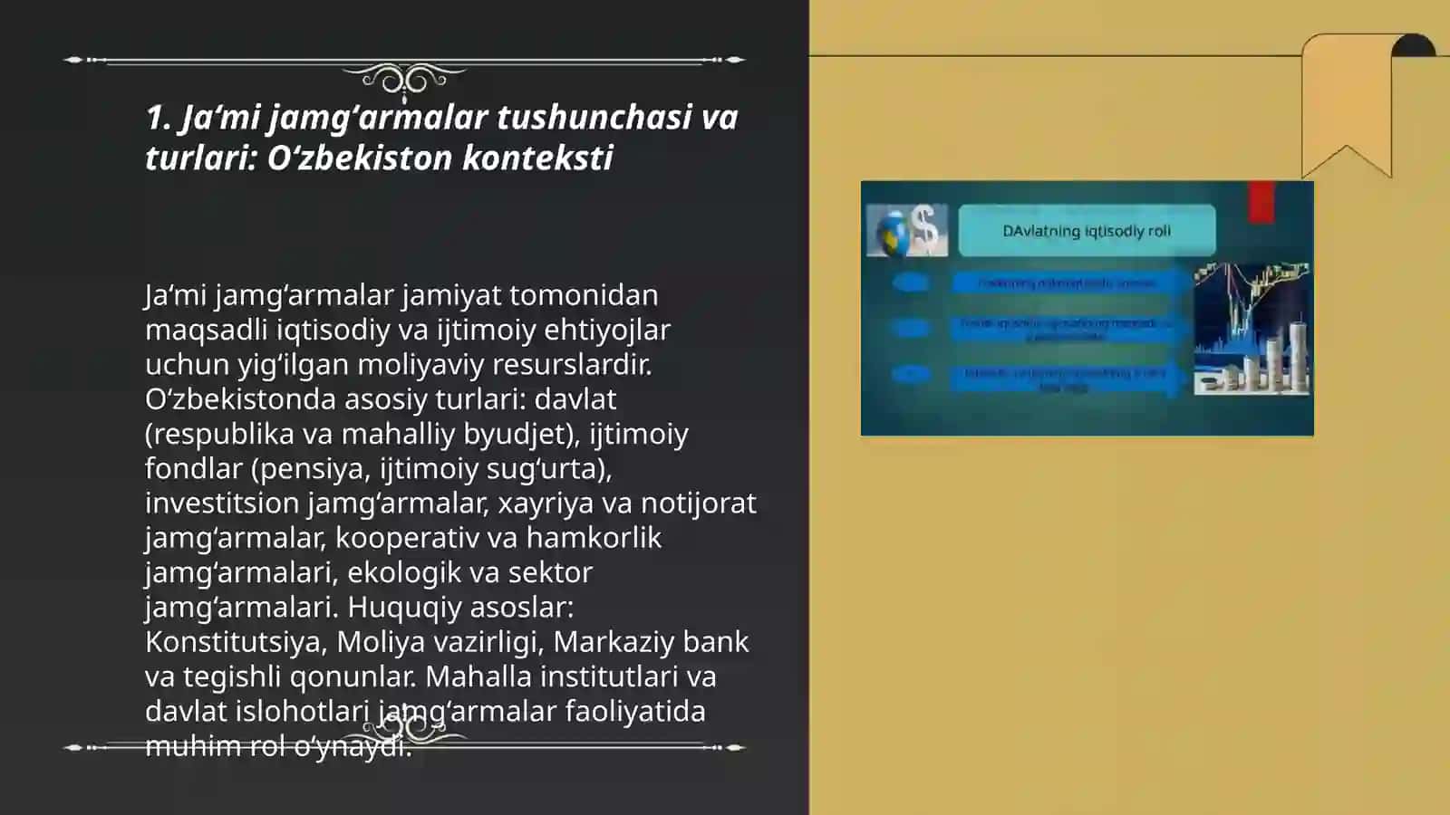 Ja‘mi jamgʻarmalar va ularning iqtisodiy oʻsishga ta‘siri. O‘zbekiston tajribasi 3