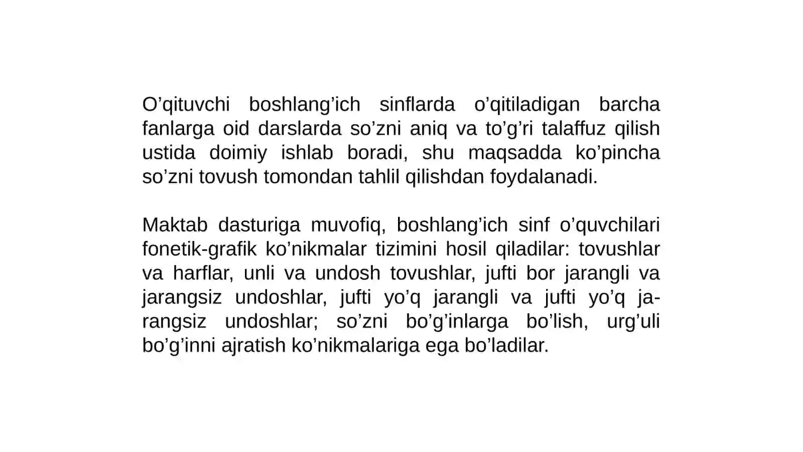 FONETIKA VA GRAFIKA ASOSLARINI O’RGANISH METODIKASI 3