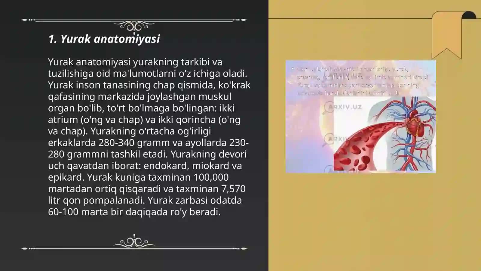 Yurak,qon tomirlari,qon guruhlari 3