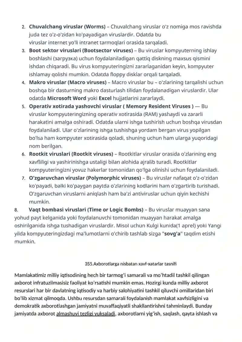 Axborot xavfsizligini asosiy tushunchalari 3