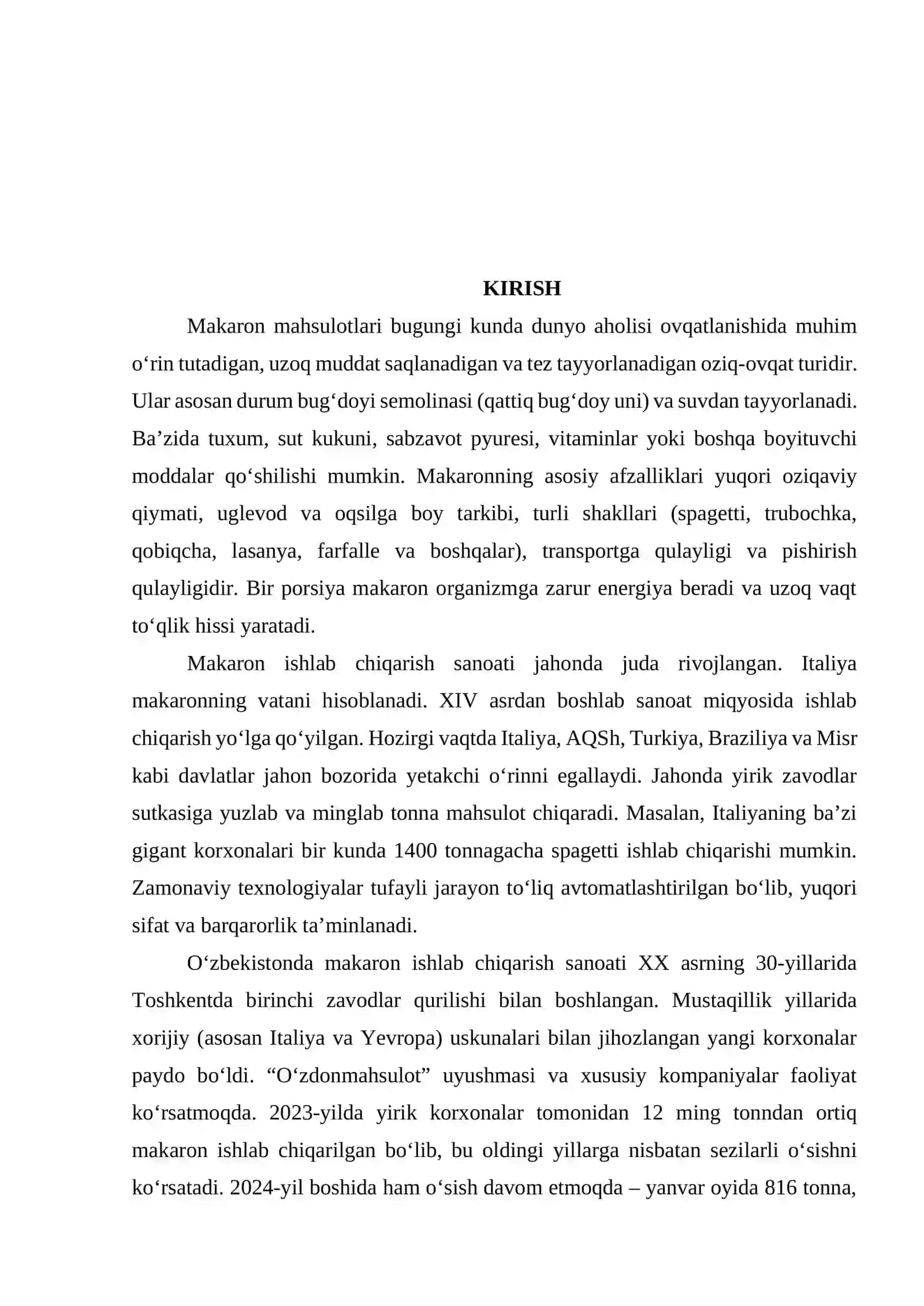 Makaron mahsulotlarini ishlab chiqarish texnologiyasi 3