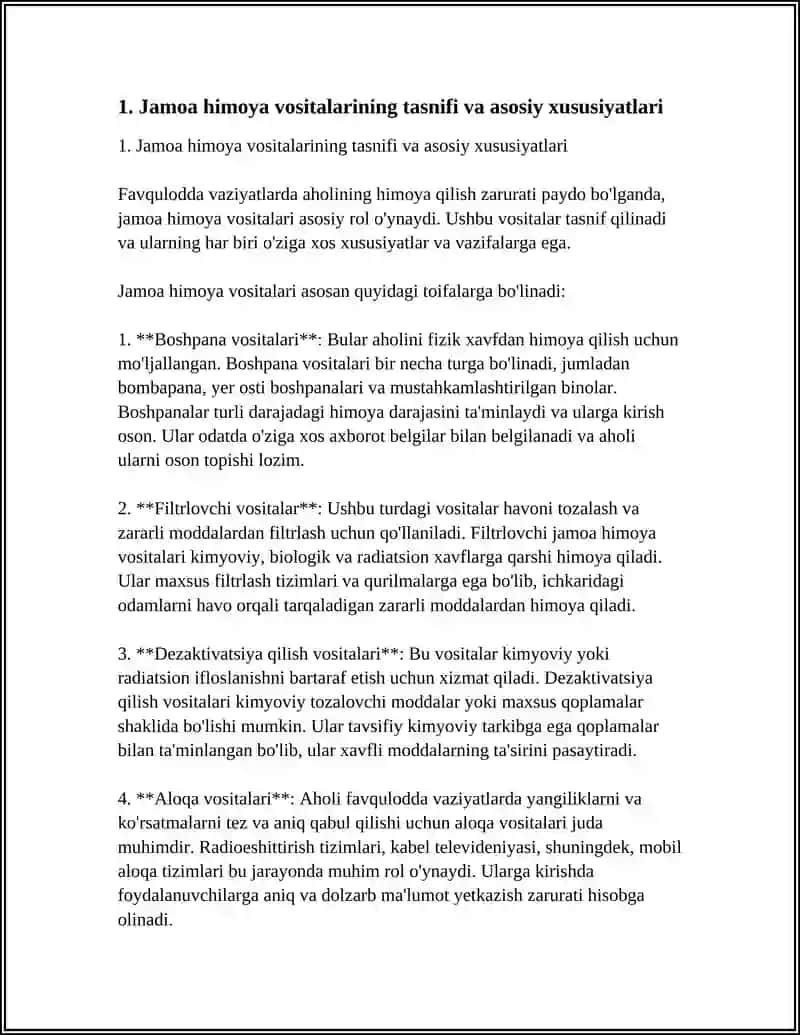Jamoa himoya vositalarining tasnifi va asosiy xususiyatlari 3