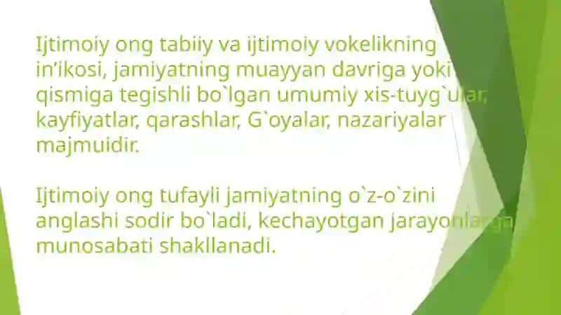 IJTIMOIY ONGNING MOHIYATI VA NAMOYON BO’LISH XUSUSIYATLARI 3